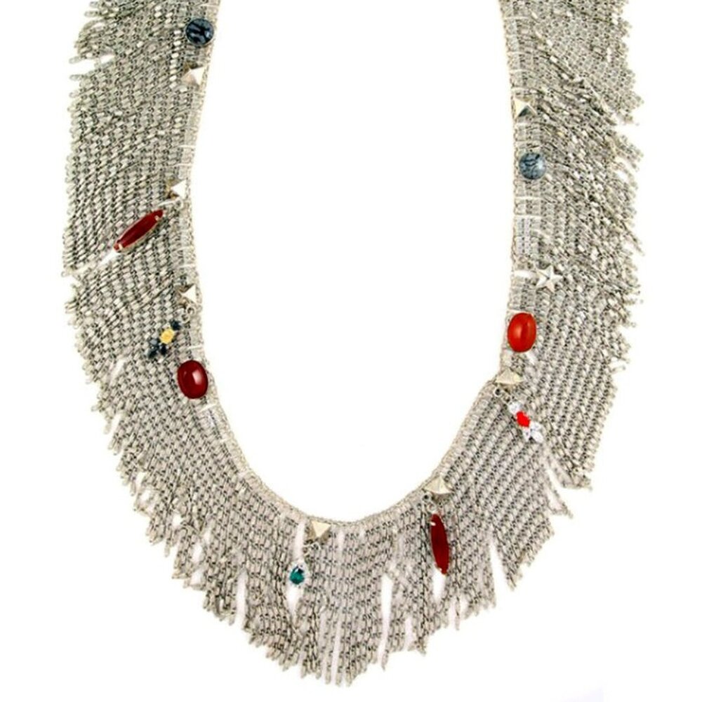 Iosselliani Anubian Fringe Necklace